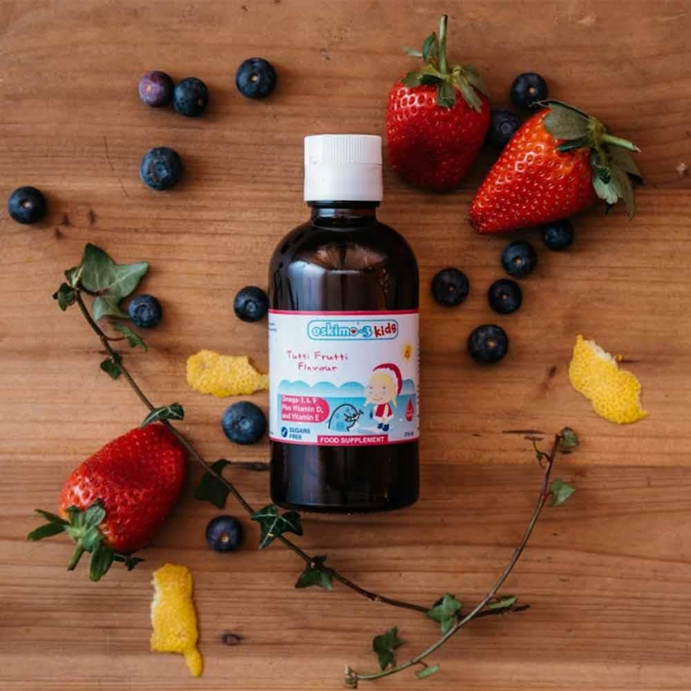 Eskimo Kids Omega 369 Tutti Fruity 210ml Inish Pharmacy Ireland