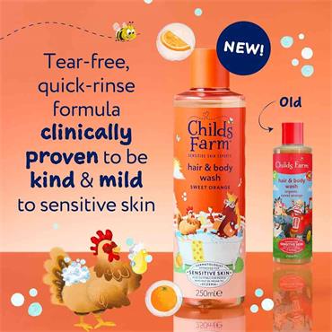 Childs Farm Hair & Body Wash Orange 250ml