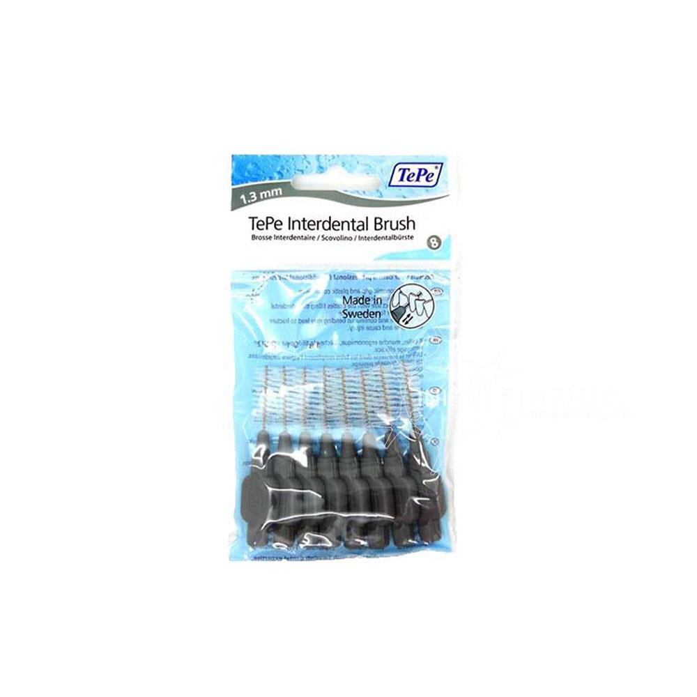 TePe Grey Interdental Brush 1.3mm 8 Pieces Inish Pharmacy Ireland