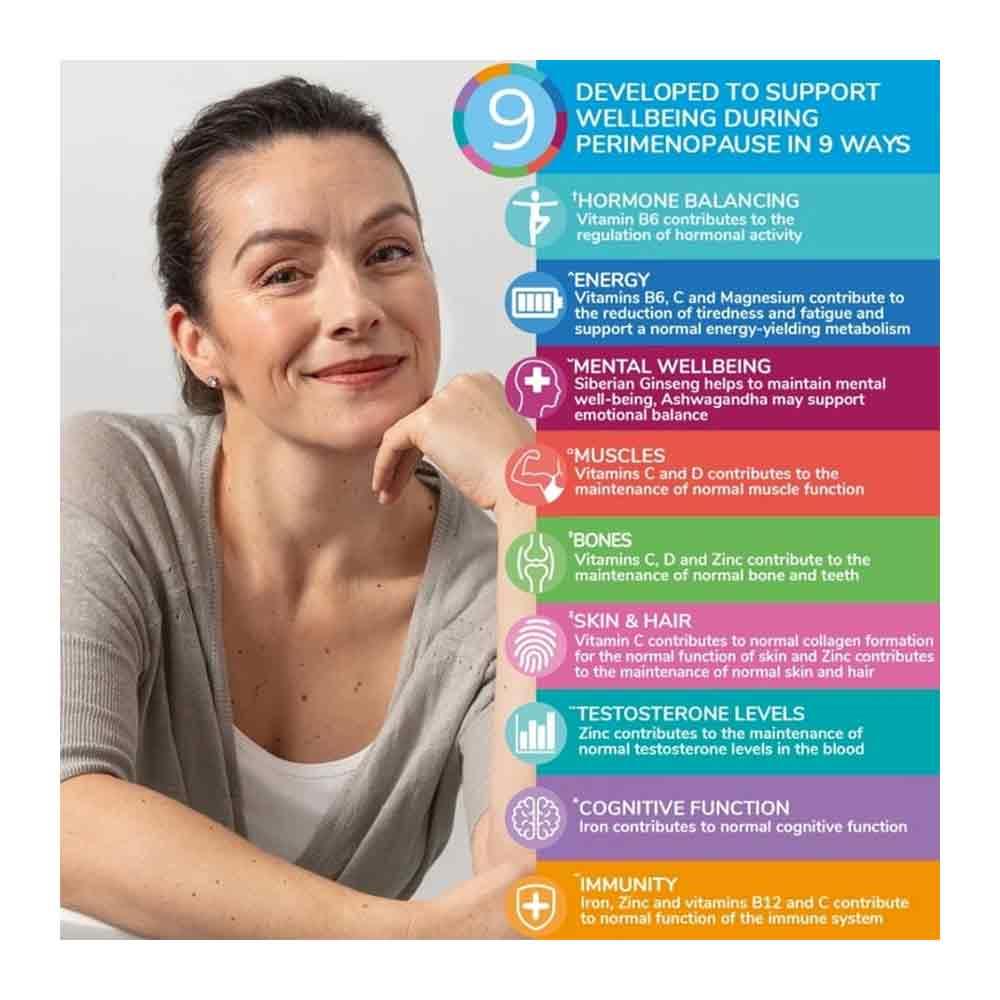 Health & Her Perimenopause Multi Nutrient Support 60 Pack Inish