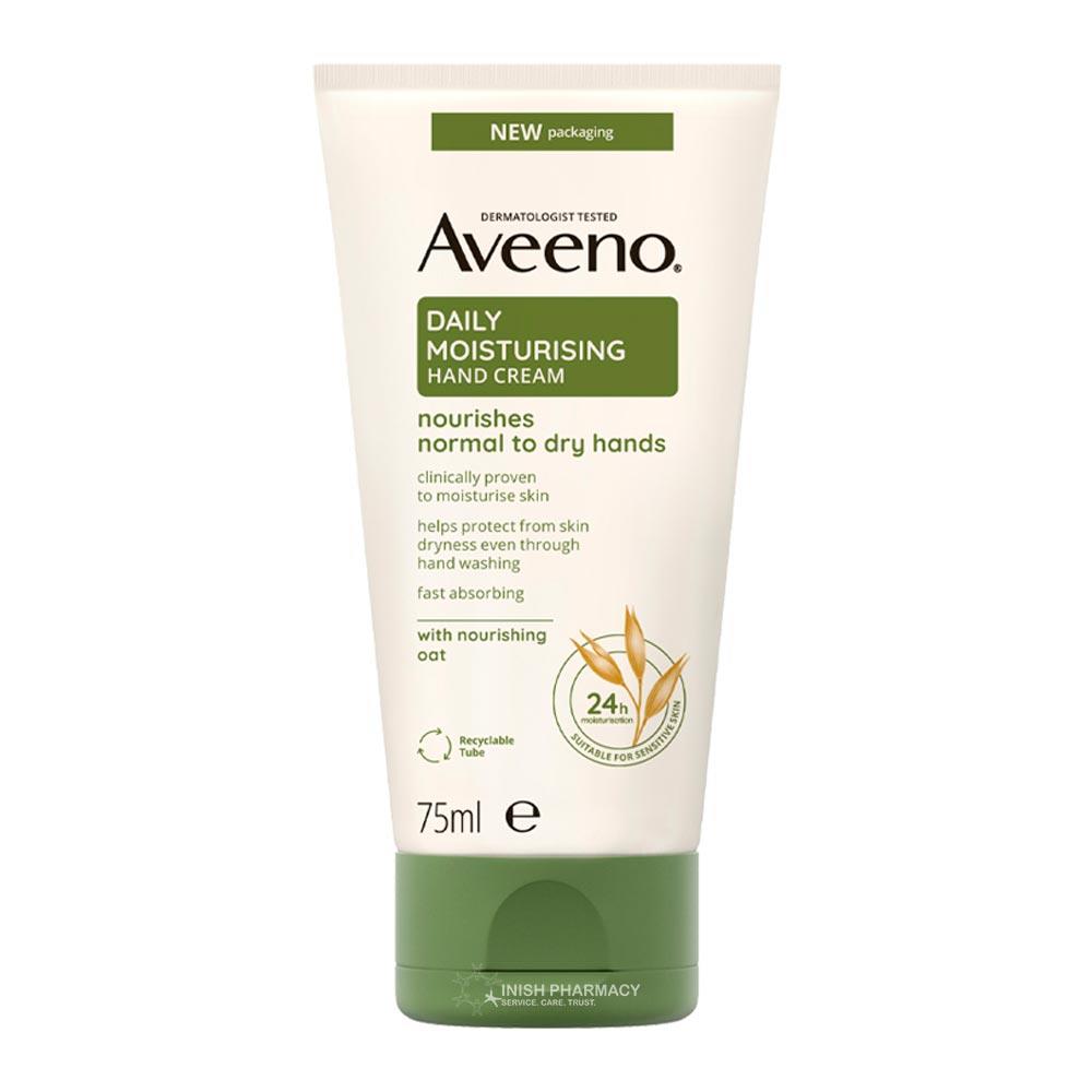 Aveeno Hand Cream with Oatmeal 75ml Inish Pharmacy Ireland