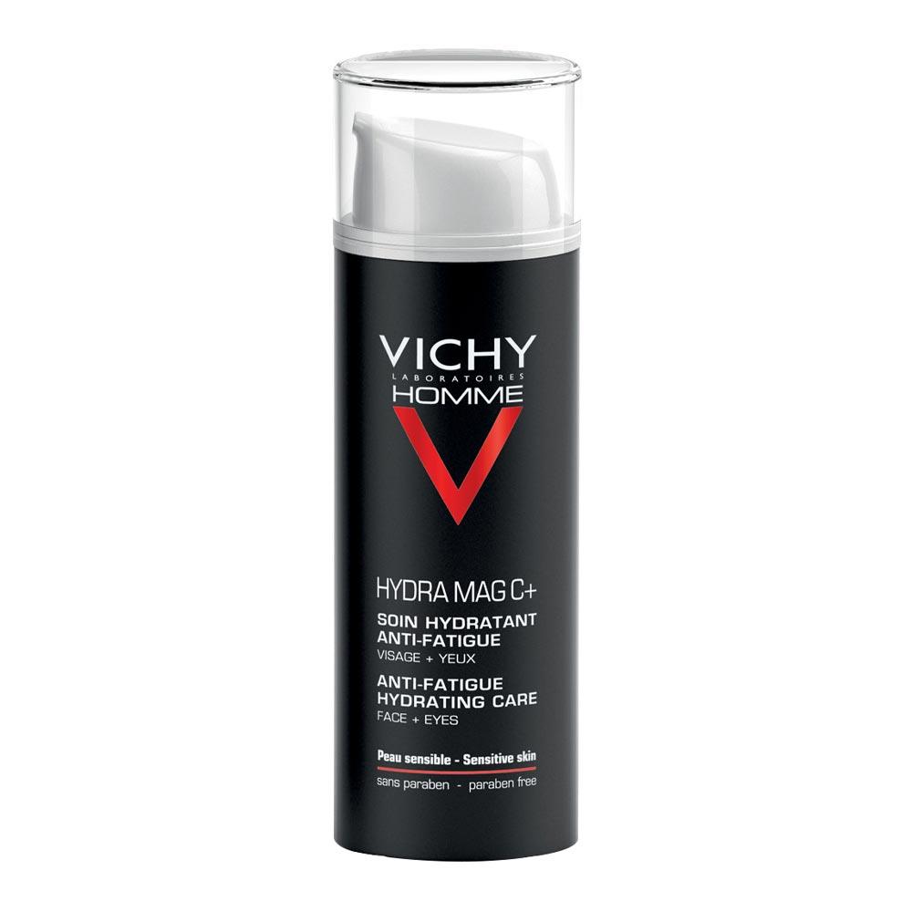 Vichy Homme Hydra Mag C+ Anti Fatigue Moisturiser For Face and Eyes 50ml Inish Pharmacy Ireland