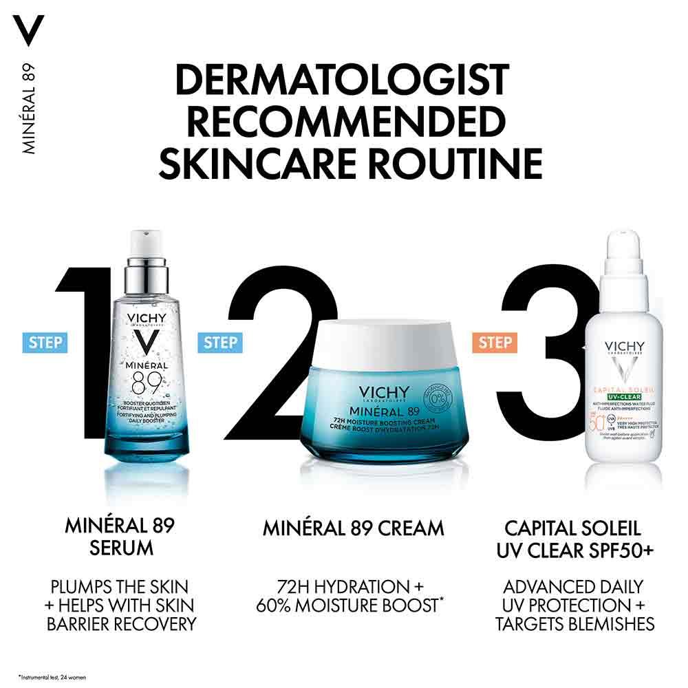 Vichy Mineral 89 Hyaluronic Acid Hydration Booster Serum 75ml Inish