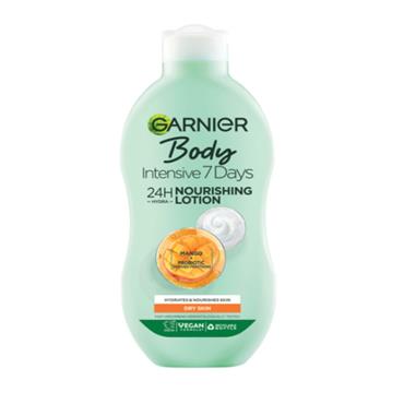 Garnier Body Intensive 7 Days Nourishing Lotion Dry Skin Mango Oil 400ml