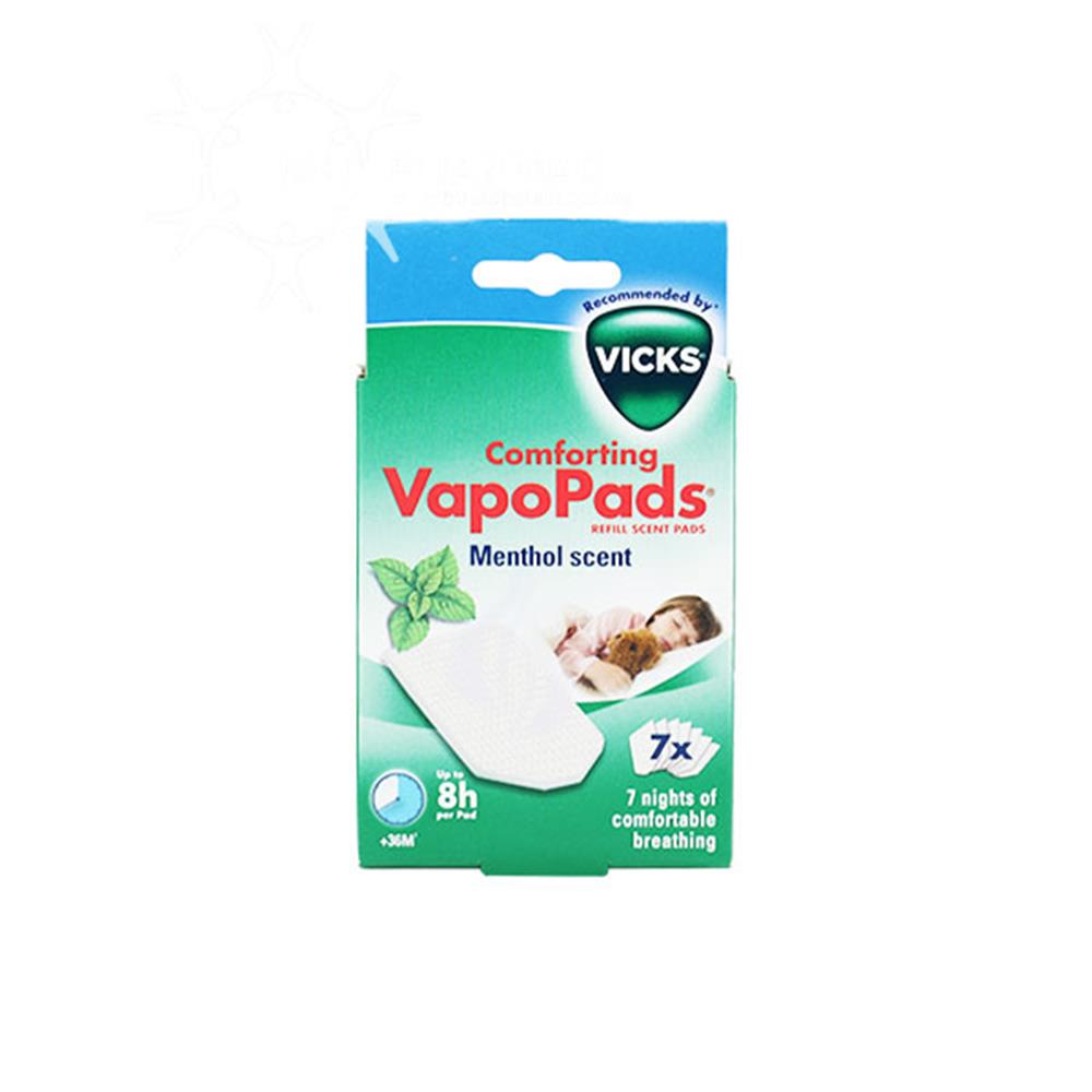 Vicks Comforting VapoPads Refill Menthol Scent Pads 7 Pack Inish