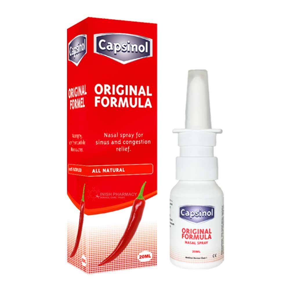 Capsinol Original Formula 100 Natural Nasal Spray from Capsicum Pepper