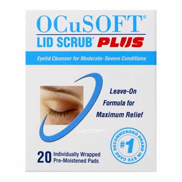 OcuSOFT Lid Scrub Plus 20 Pre-Moistened Pads
