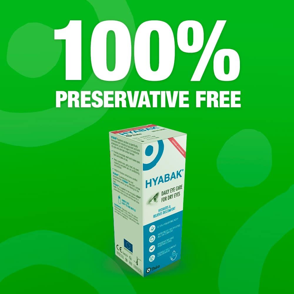 Hyabak 0.15 Eye Drops 10ml Inish Pharmacy Ireland