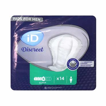 iD Men Discreet Super Pads 14 Pack