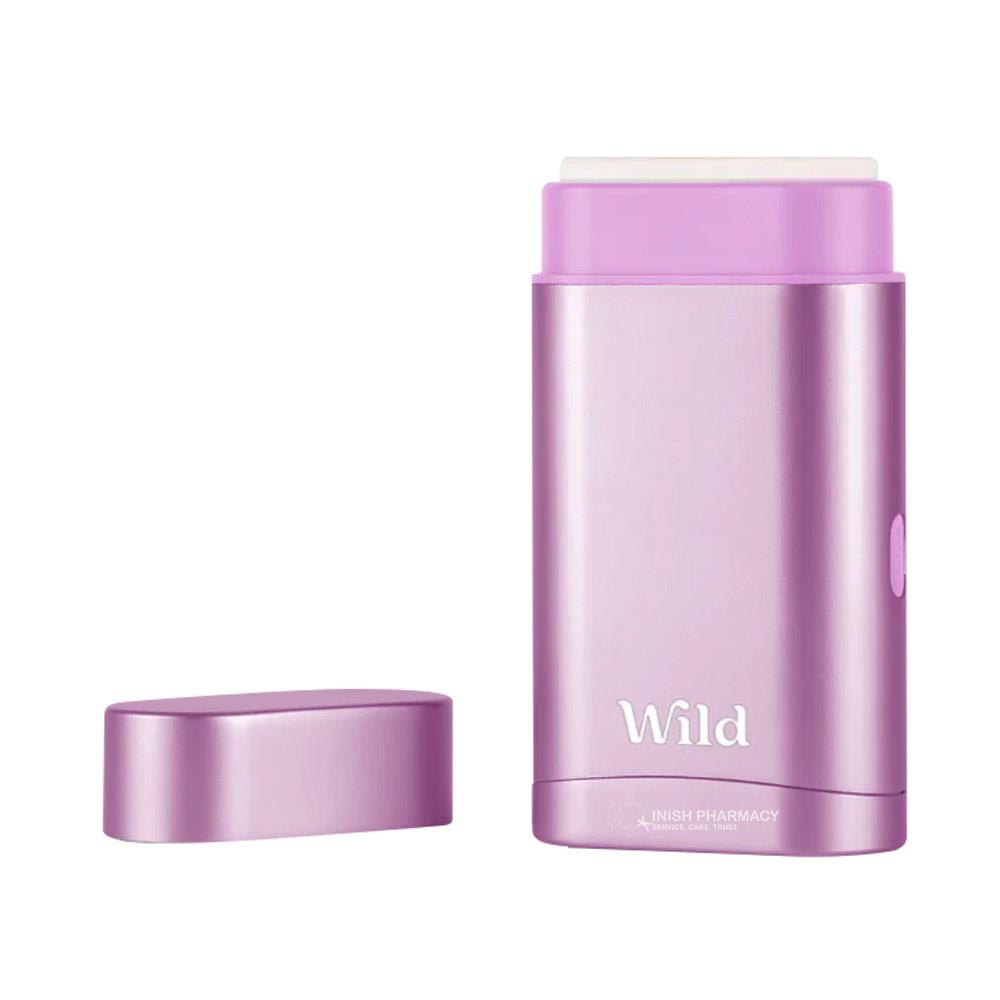 Wild Natural Deodorant Starter Pack Purple Case With Coconut & Vanilla Deodorant Inish