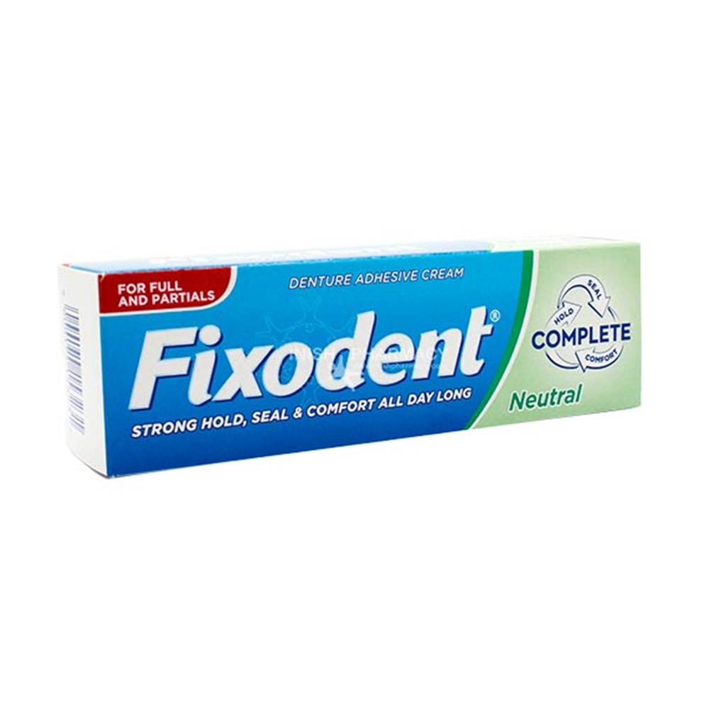 Fixodent Neutral Taste Denture Adhesive Cream 40g Inish Pharmacy