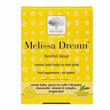 New Nordic Melissa Dream Restful Sleep 40 Tablets