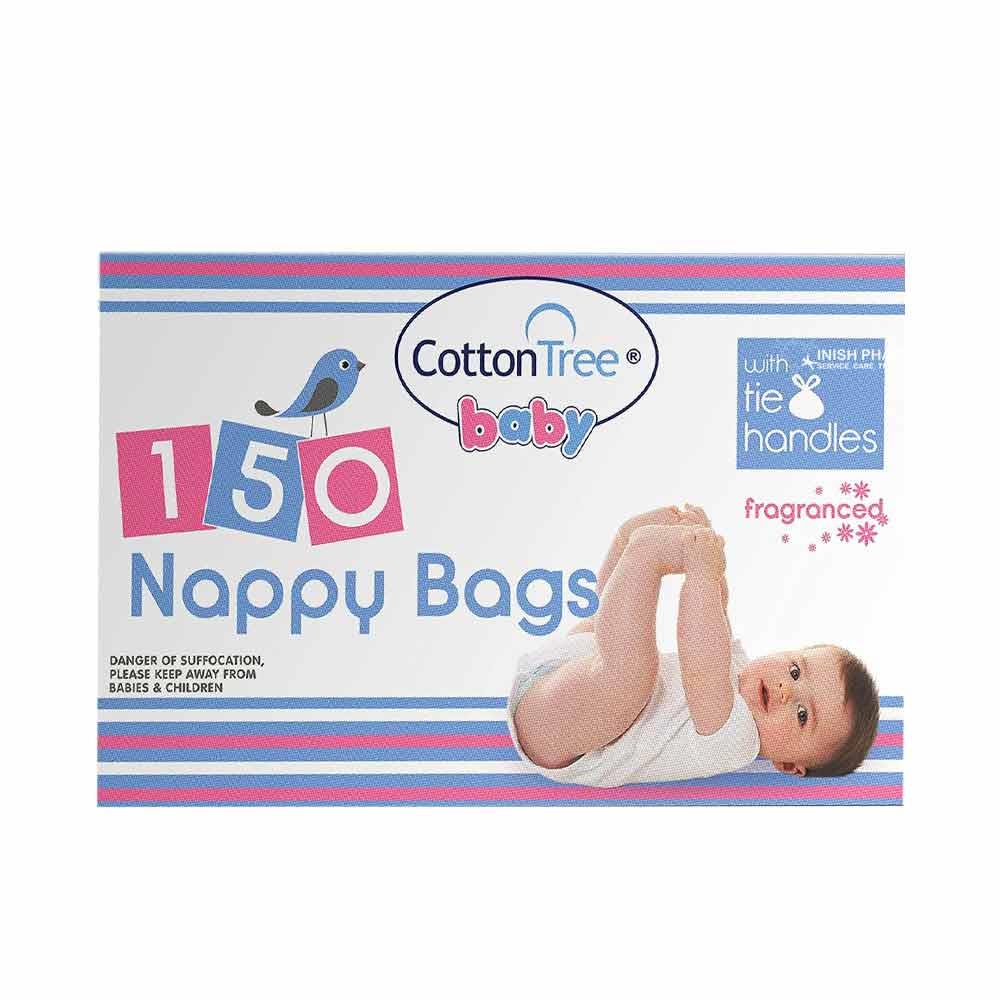 CottonTree Nappy Bags 150 Pack Inish Pharmacy Ireland