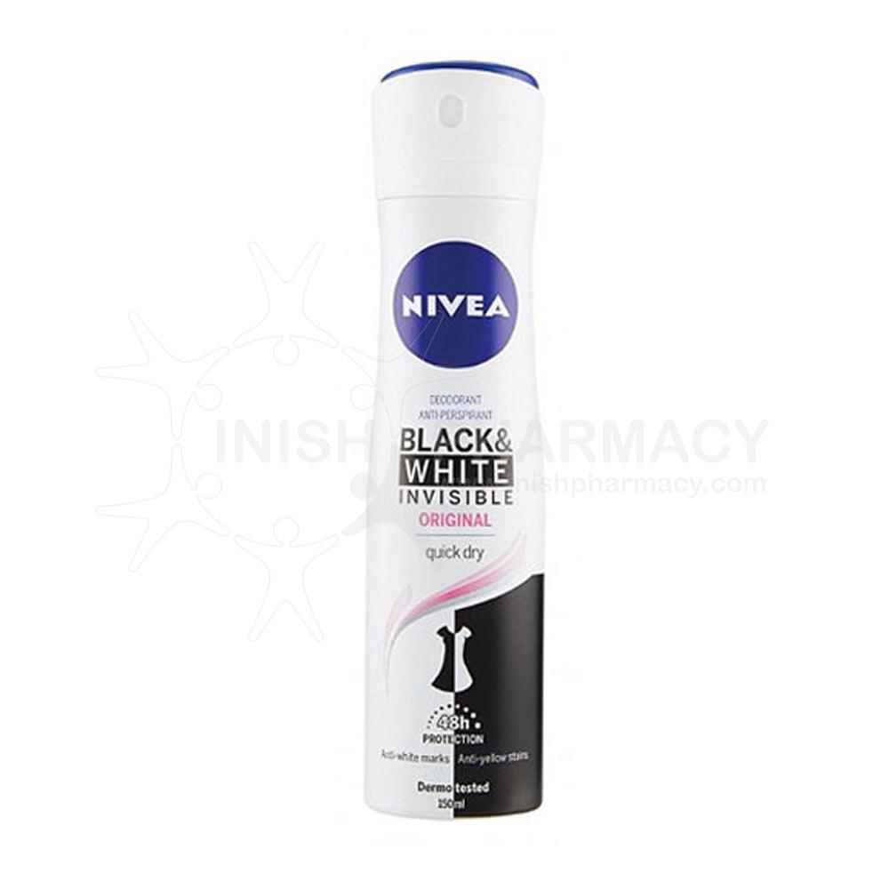 Nivea Invisible For Black & White Original AntiPerspirant 150ml
