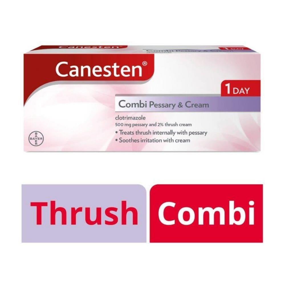 Canesten Combi Pessary & Cream Clotrimazole Inish Pharmacy Ireland