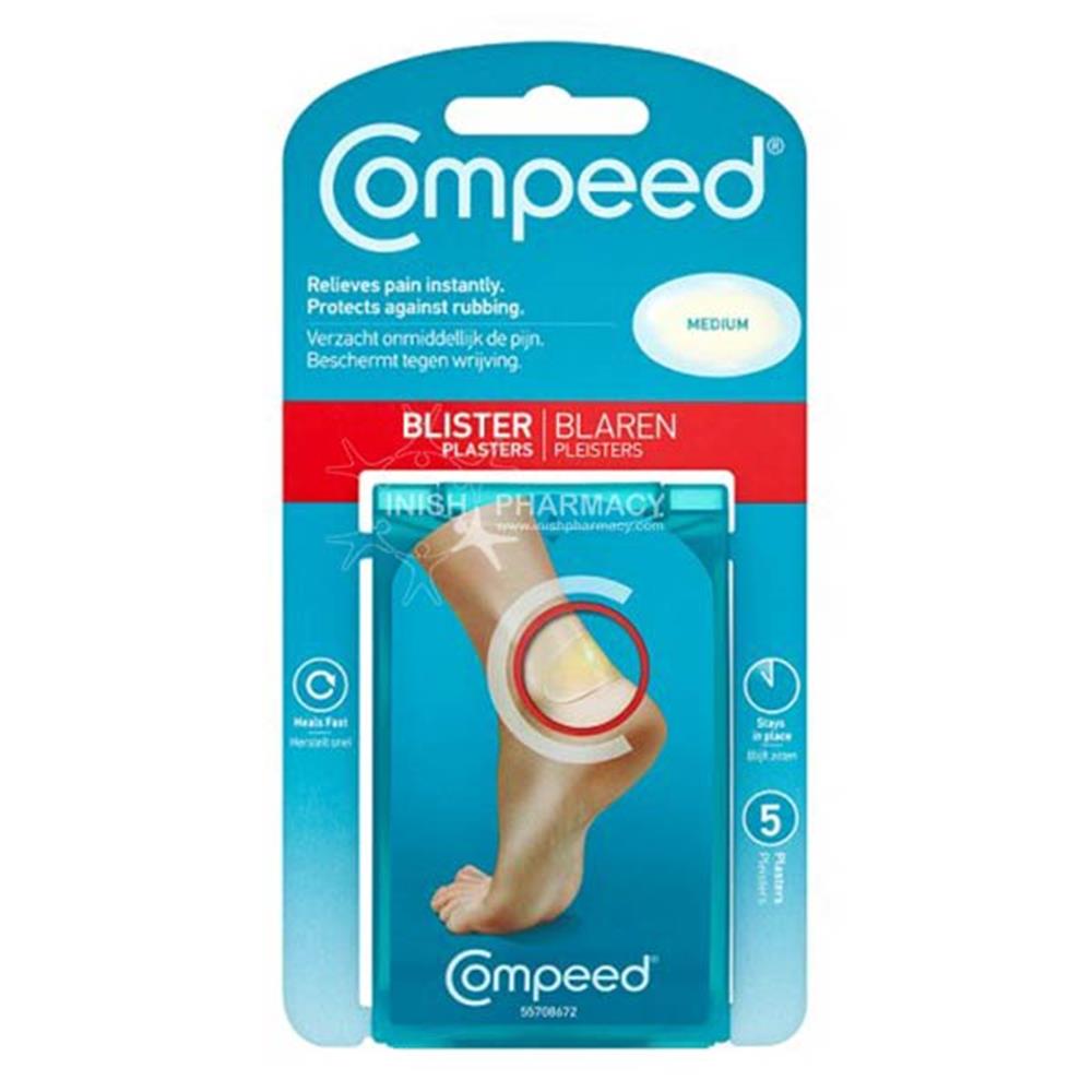 Compeed Blister Plasters Medium 5 Pack Inish Pharmacy Ireland