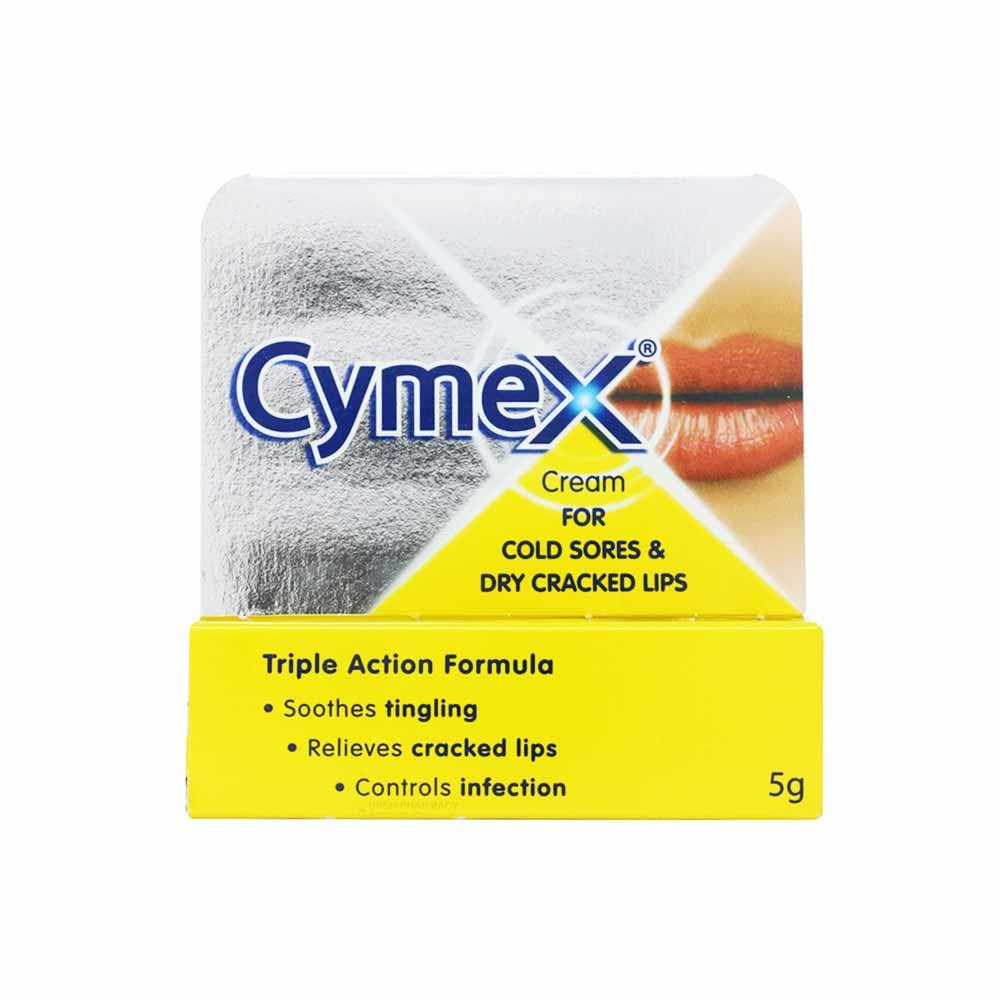 Cymex Cream For Cold Sores Dry Cracked Lips 5g Inish Pharmacy Ireland