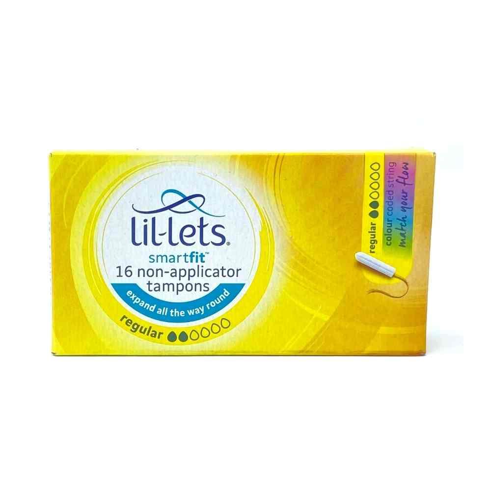 Lillets Regular Non Applicator Tampons 16 Pack Inish Pharmacy Ireland