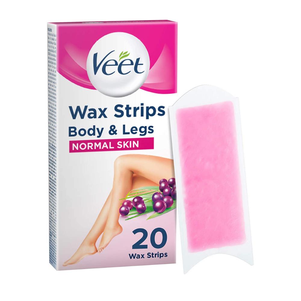 Veet Wax Strips For Normal Skin 20 Pack Inish Pharmacy Ireland