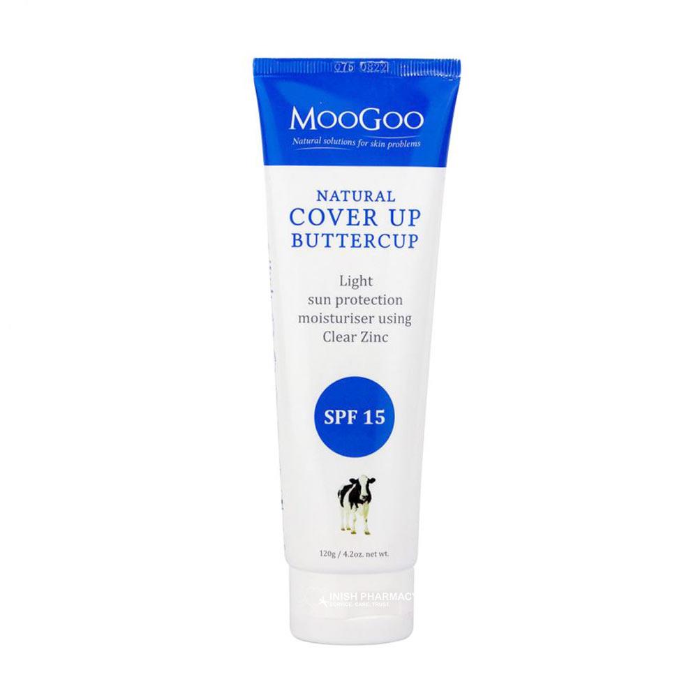 Moogoo Cover Up Buttercup SPF15 Natural Moisturiser 120g Inish Pharmacy Ireland