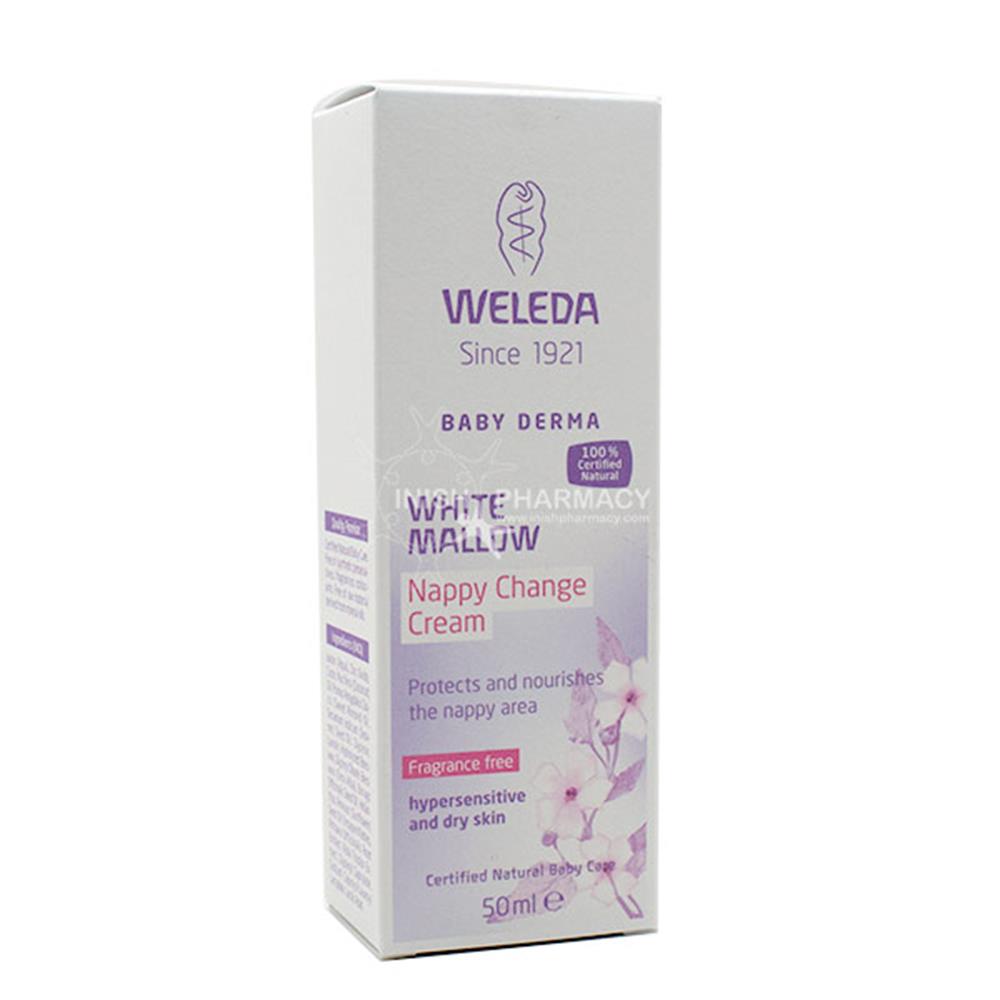 Weleda Baby Derma White Mallow Nappy Change Cream 50ml Inish Pharmacy