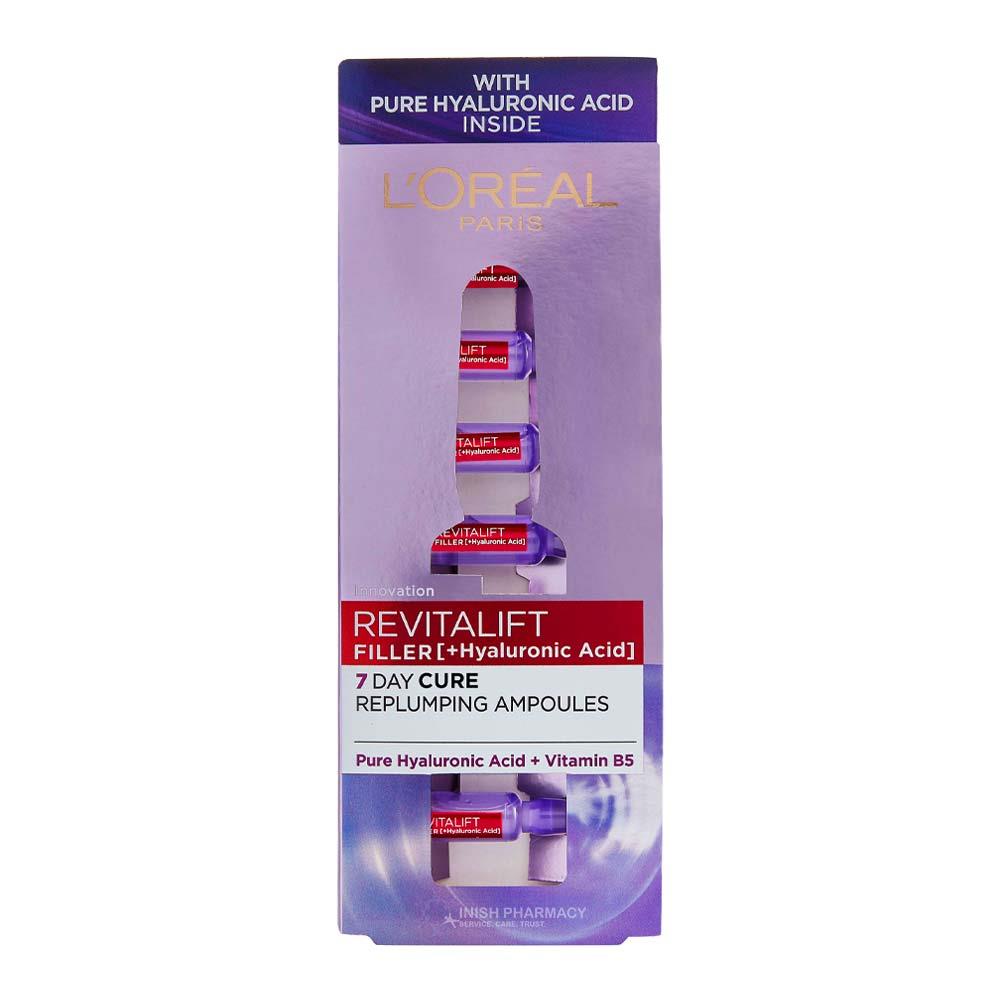 L'Oreal Paris Revitalift Filler Replumping Ampoules 7 x 1.3ml Inish