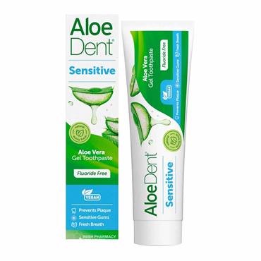 Optima Aloe Dent Sensitive Fluoride Free Toothpaste 100ml