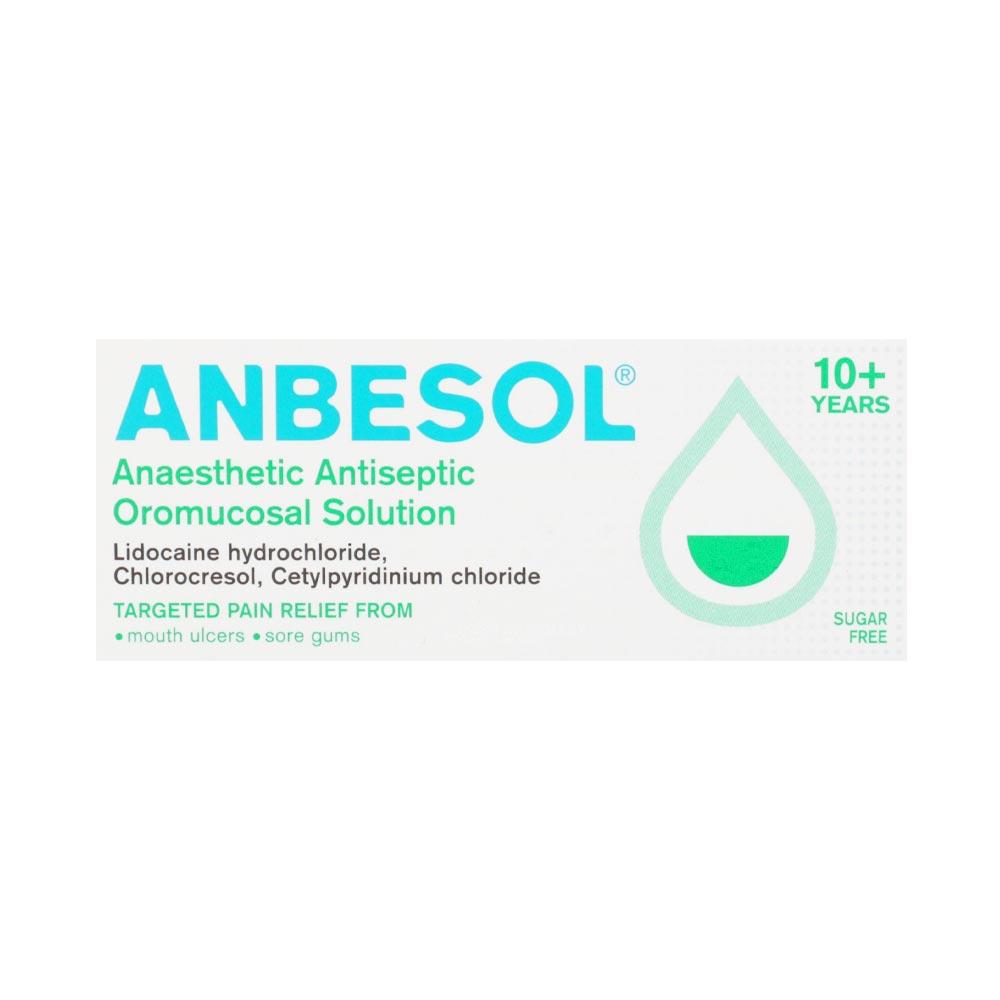Anbesol Liquid 10ml Inish Pharmacy Ireland