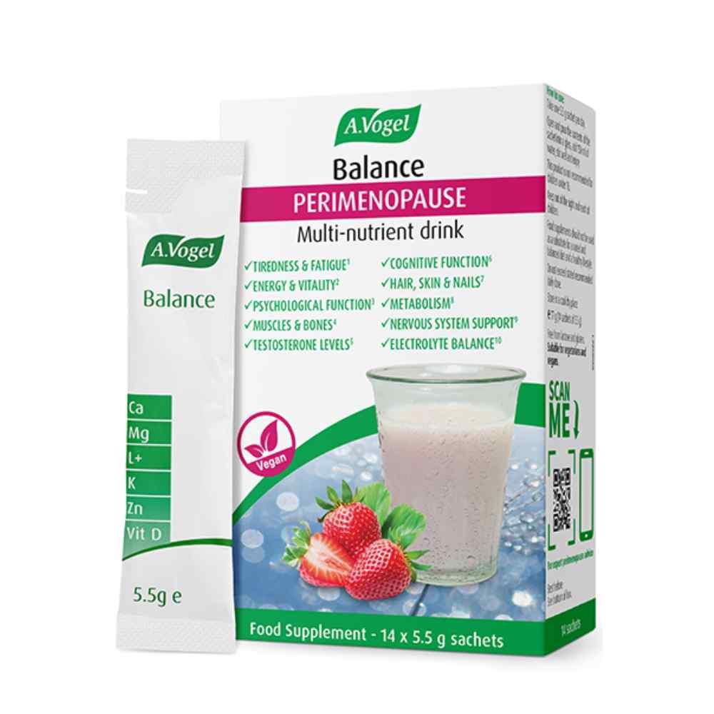 A. Vogel Balance Perimenopause MultiNutrient Drink 14 x 5.5g Sachets Inish Pharmacy Ireland