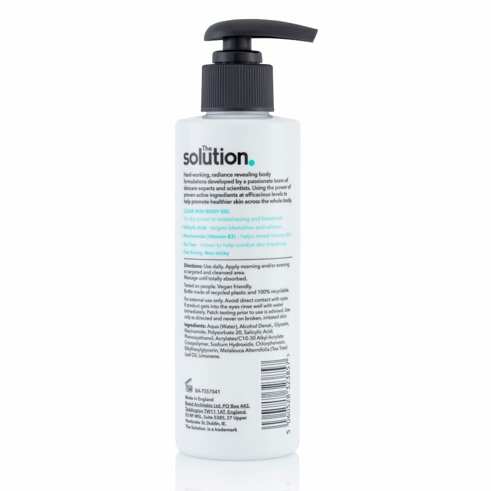 The Solution Salicylic Acid Clear Skin Body Gel 200ml Inish Pharmacy