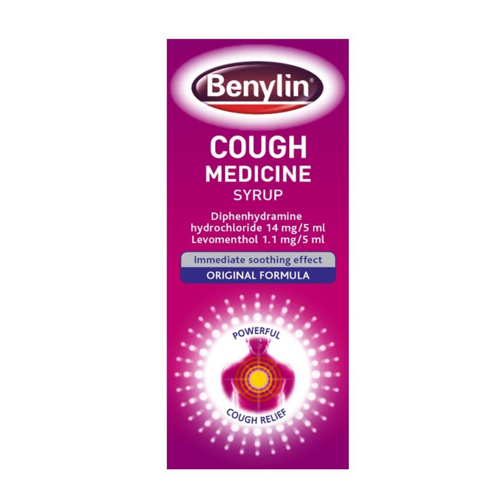 Benylin Original Cough Medicine Syrup 125ml Inish Pharmacy Ireland