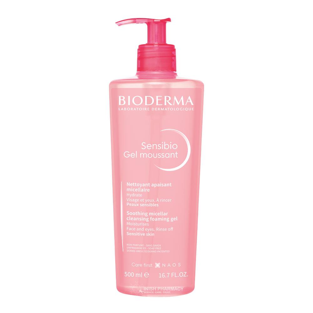 Bioderma Sensibio Gel Moussant Cleansing Foaming Gel 500ml | Inish ...