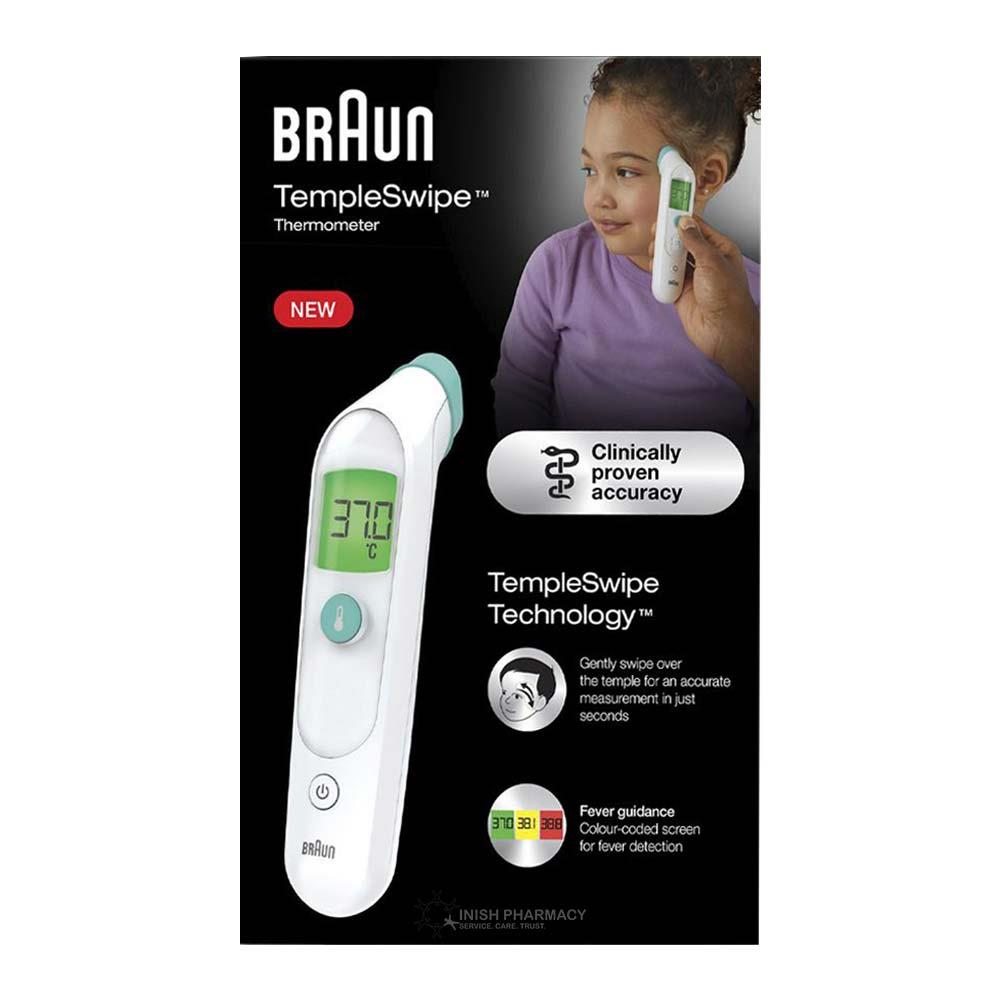 Braun TempleSwipe Thermometer Inish Pharmacy Ireland