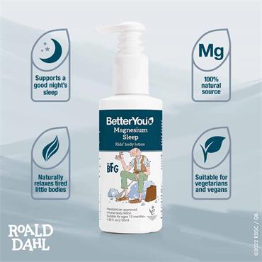 BetterYou Magnesium Sleep Kids Body Lotion 135ml