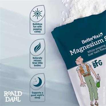 BetterYou Magnesium Sleep Whizz-Popping Kids Bath Flakes 750g