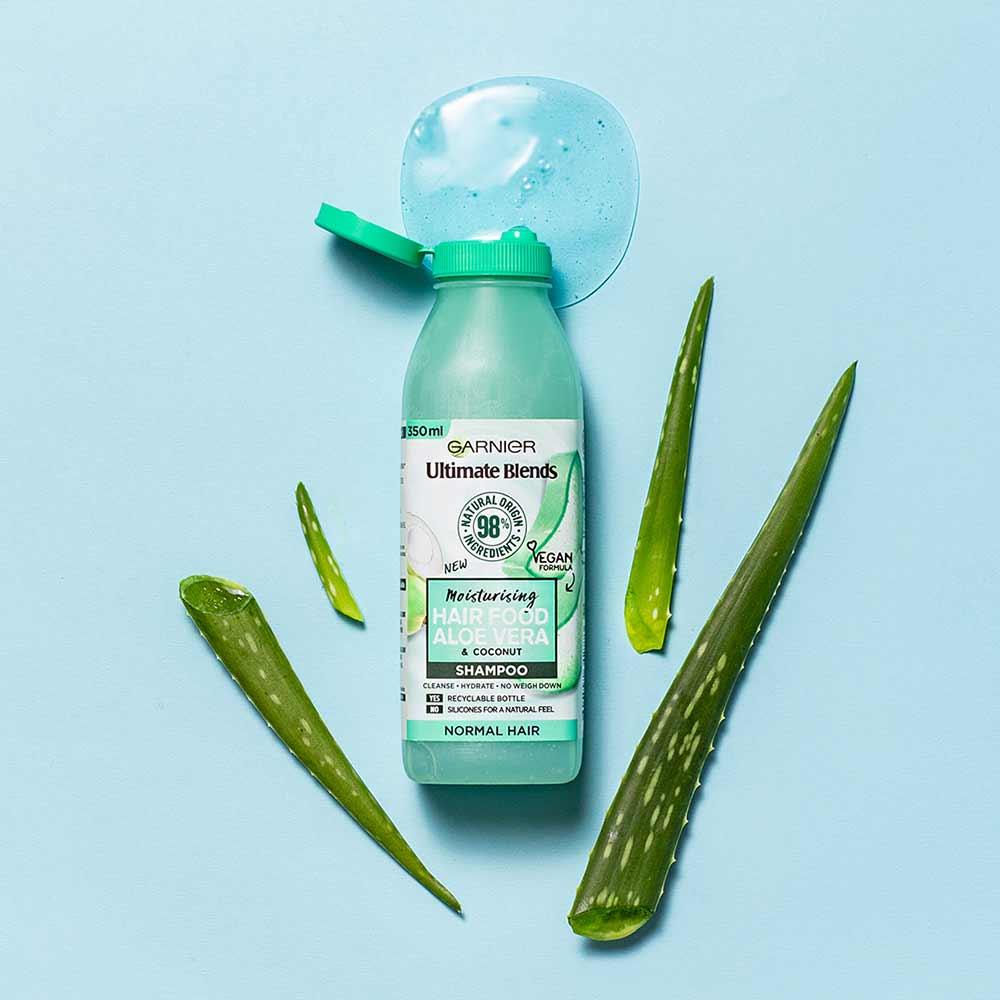 Garnier Ultimate Blends Hair Food Shampoo Aloe Vera 350ml Inish Pharmacy Ireland