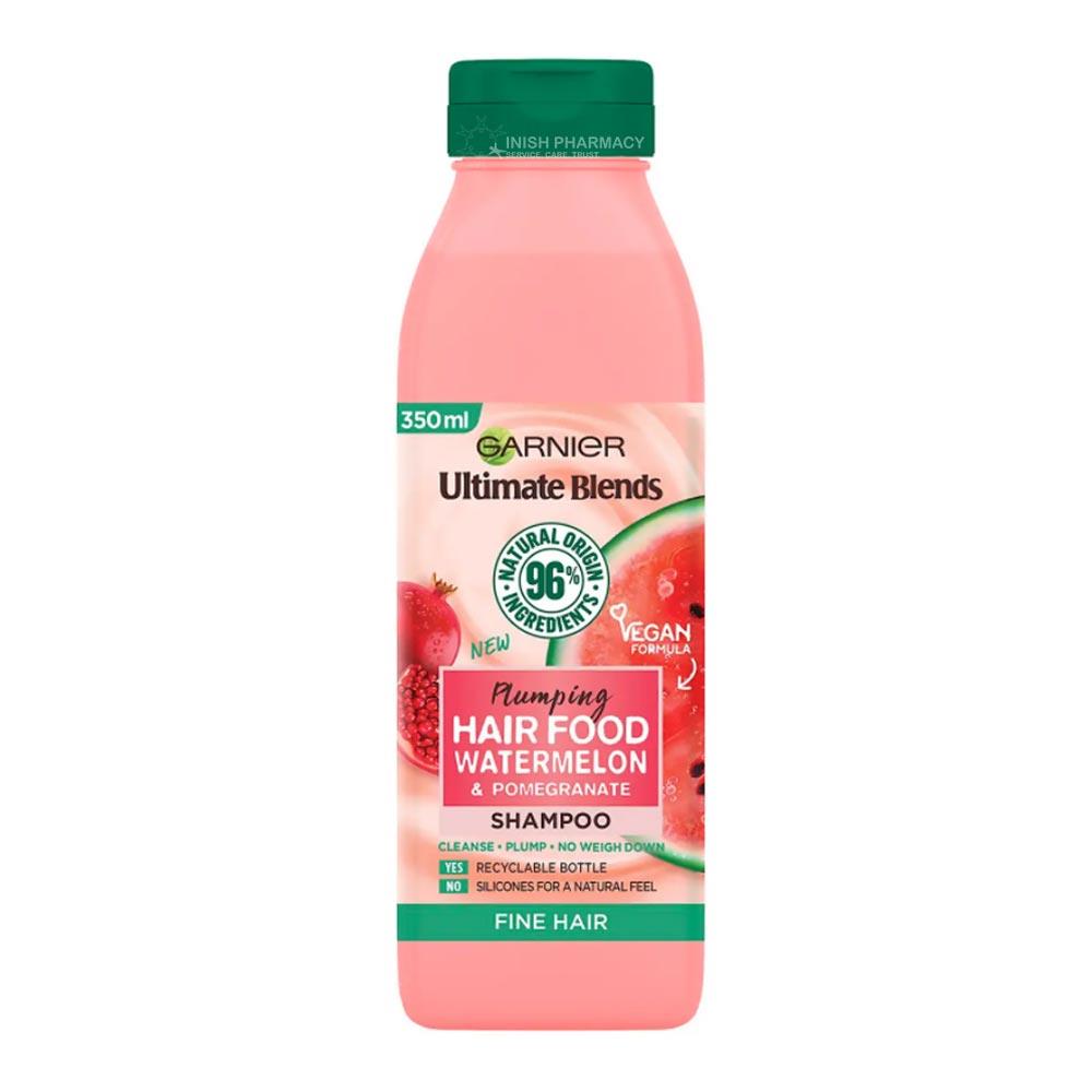 Garnier Ultimate Blends Hair Food Shampoo Watermelon 350ml Inish