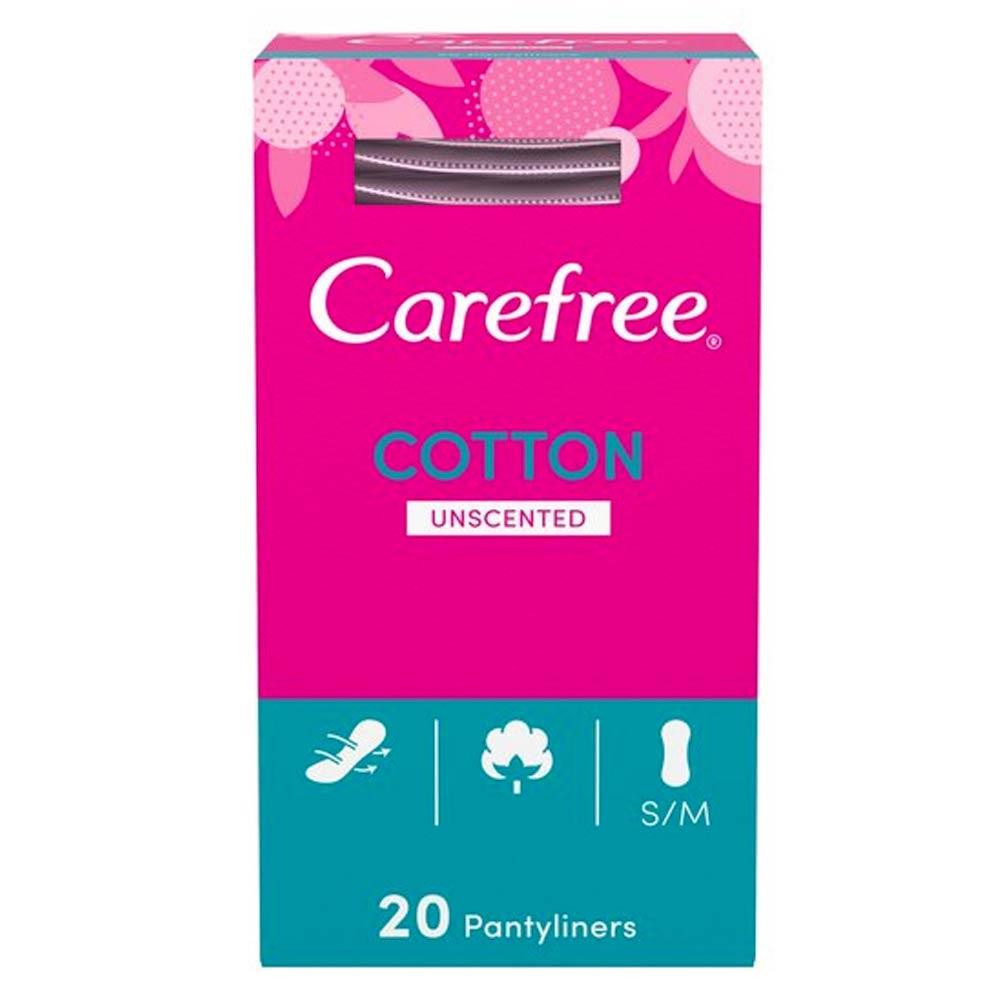 Carefree Cotton Unscented Liners 20 Inish Pharmacy Ireland
