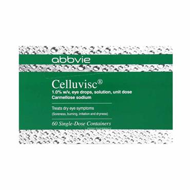 Celluvisc 1% Carmellose Eye Drops 60 Single Unit Doses