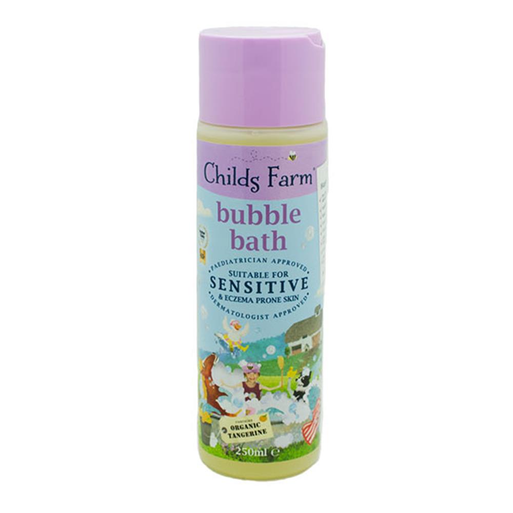 Childs Farm Bubble Bath For Sensitive Skin Organic Tangerine 250ml