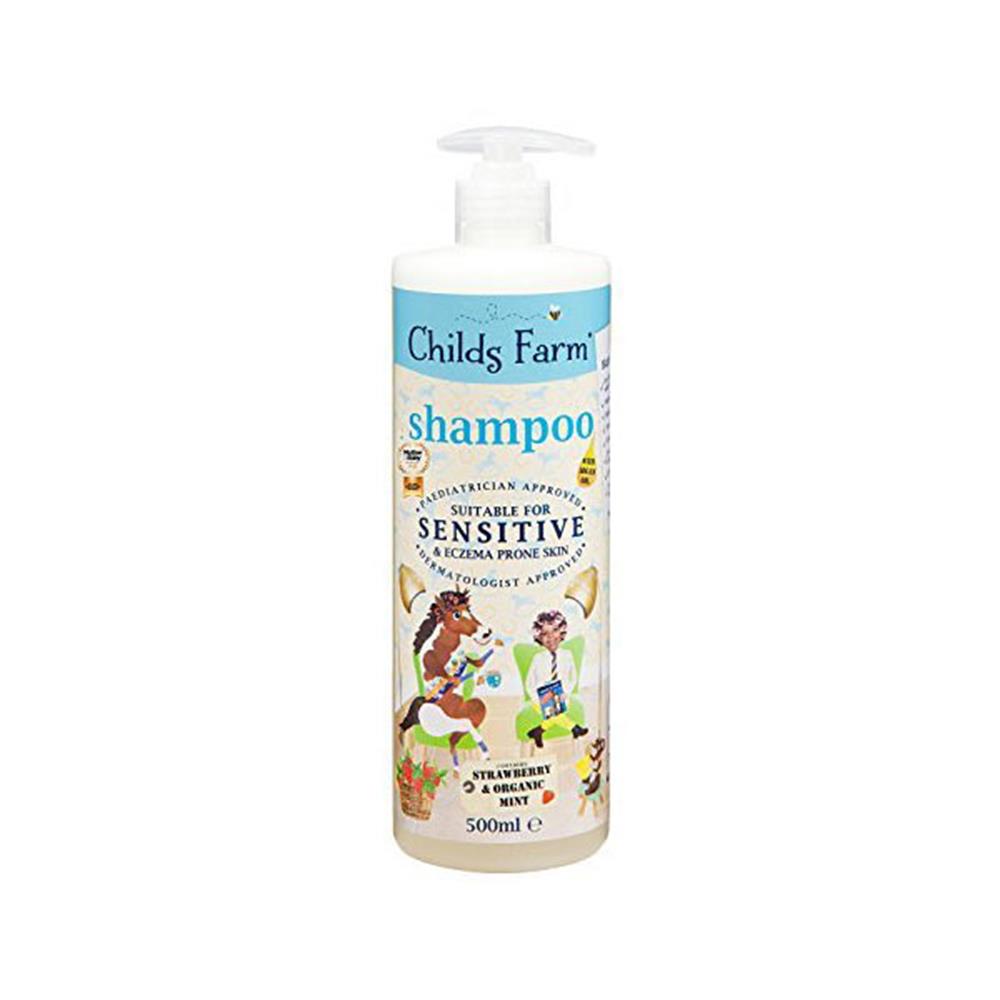 Childs Farm Shampoo Strawberry & Organic Mint 500ml Inish Pharmacy
