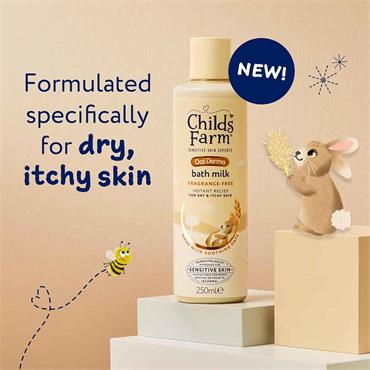 Childs Farm OatDerma Fragrance Free Bath Milk 250ml