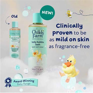 Childs Farm Baby Bubble Bath Soft Scent 250ml
