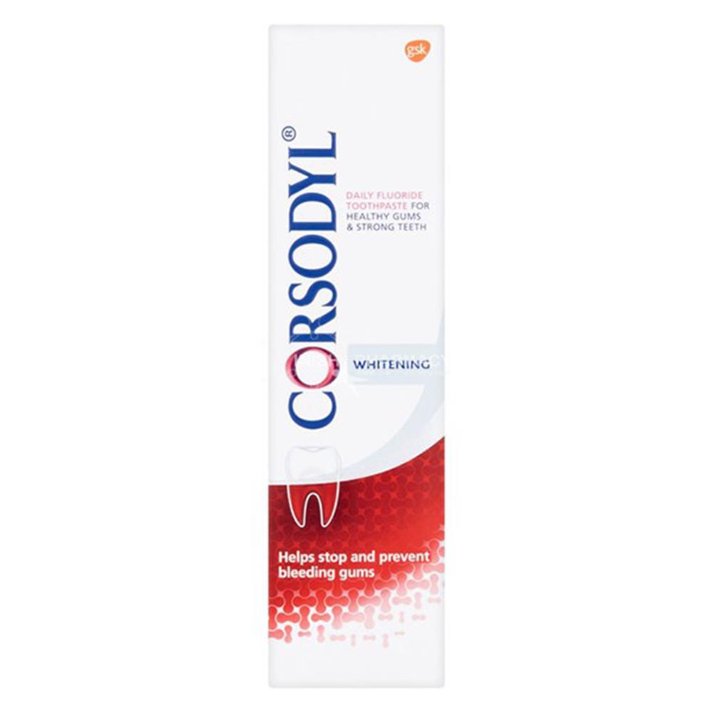 Corsodyl Daily Toothpaste Whitening 75ml Inish Pharmacy Ireland