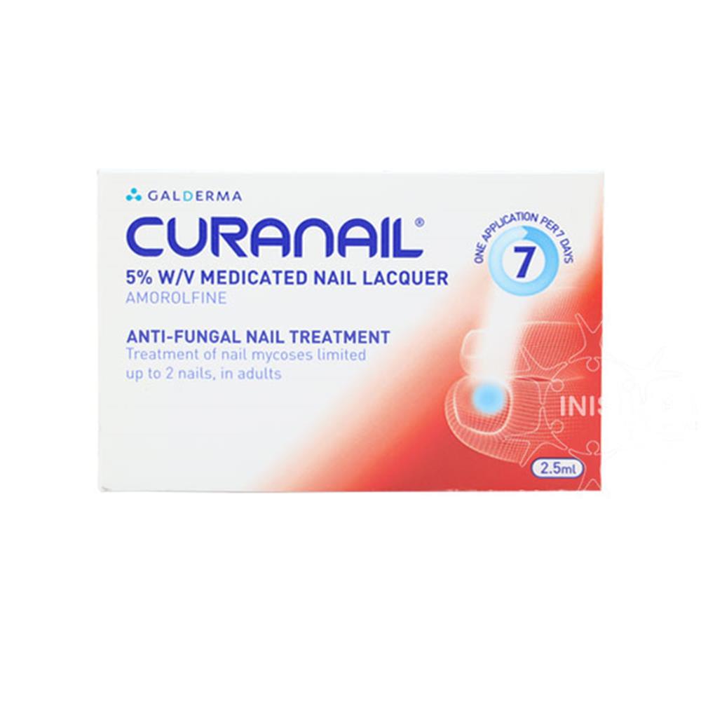 Curanail 5 W/V Amorolfine Medicated Anti Fungal Nail Treatment Inish