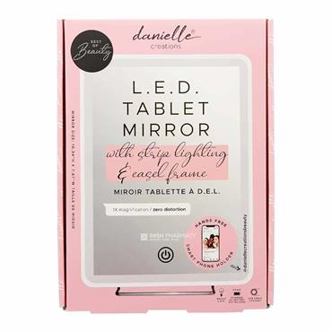 Danielle Creations L.E.D Tablet Mirror White