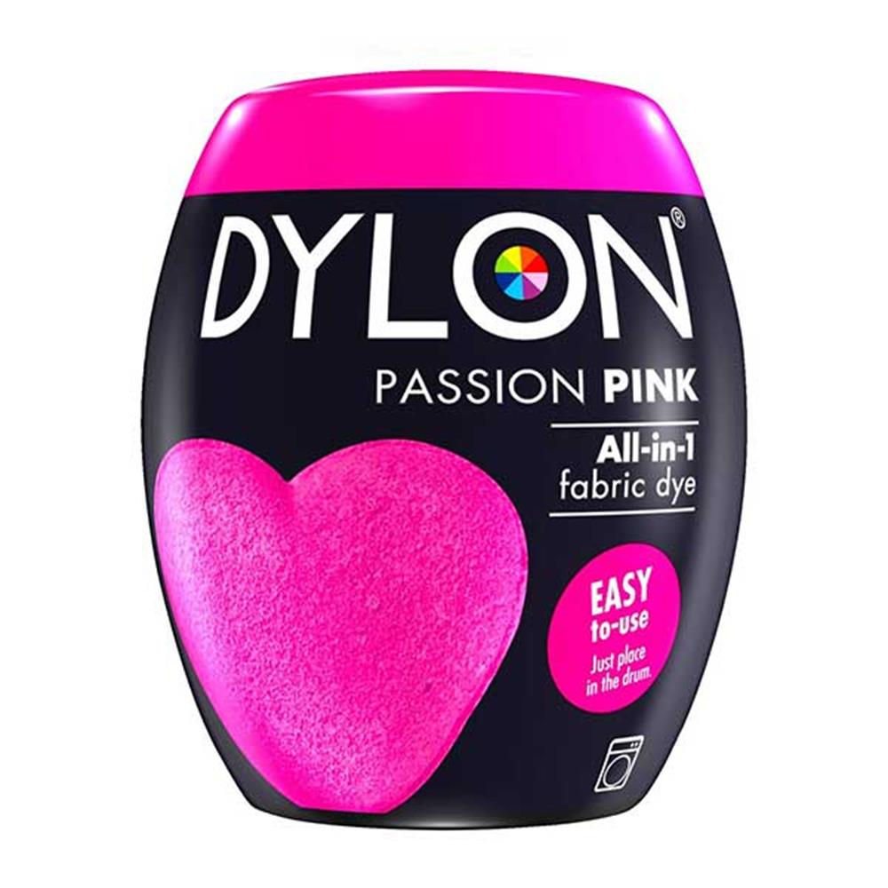 Dylon All In 1 Fabric Dye Pod Passion Pink 350g Inish Pharmacy Ireland