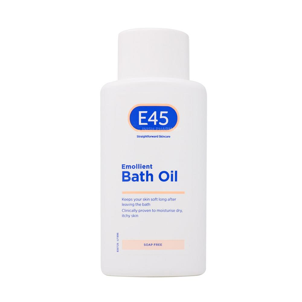 E45 Emollient Bath Oil 500ml | Inish Pharmacy | Ireland