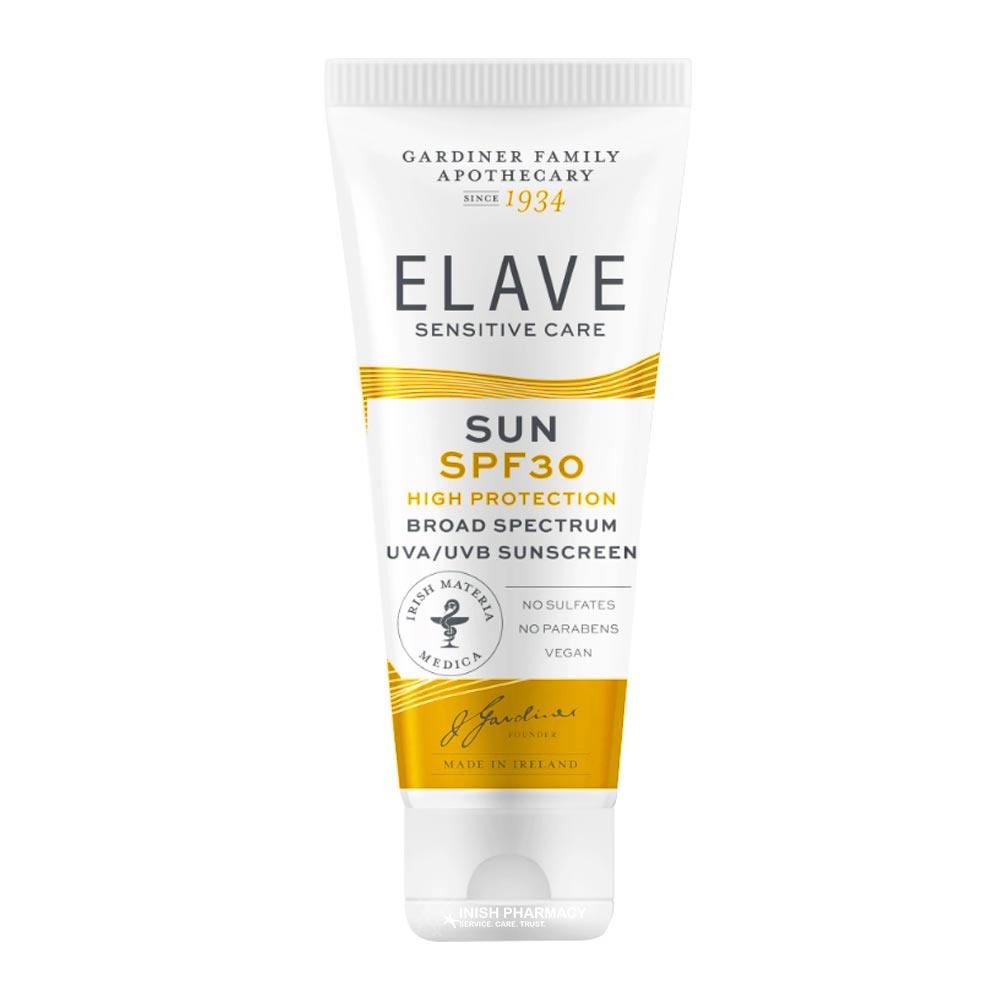 Elave Sensitive Sun Cream High Protection SPF30 200ml Inish Pharmacy