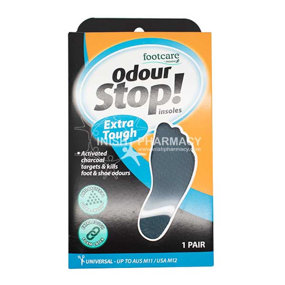 Footcare Odour Stop Insoles Extra Tough 1 Pair Inish Pharmacy Ireland